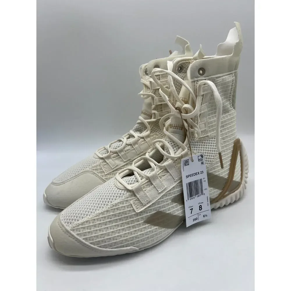 Adidas Boxing Shoes Speedex 23 Off White JH8822 Men's Size 7 New.